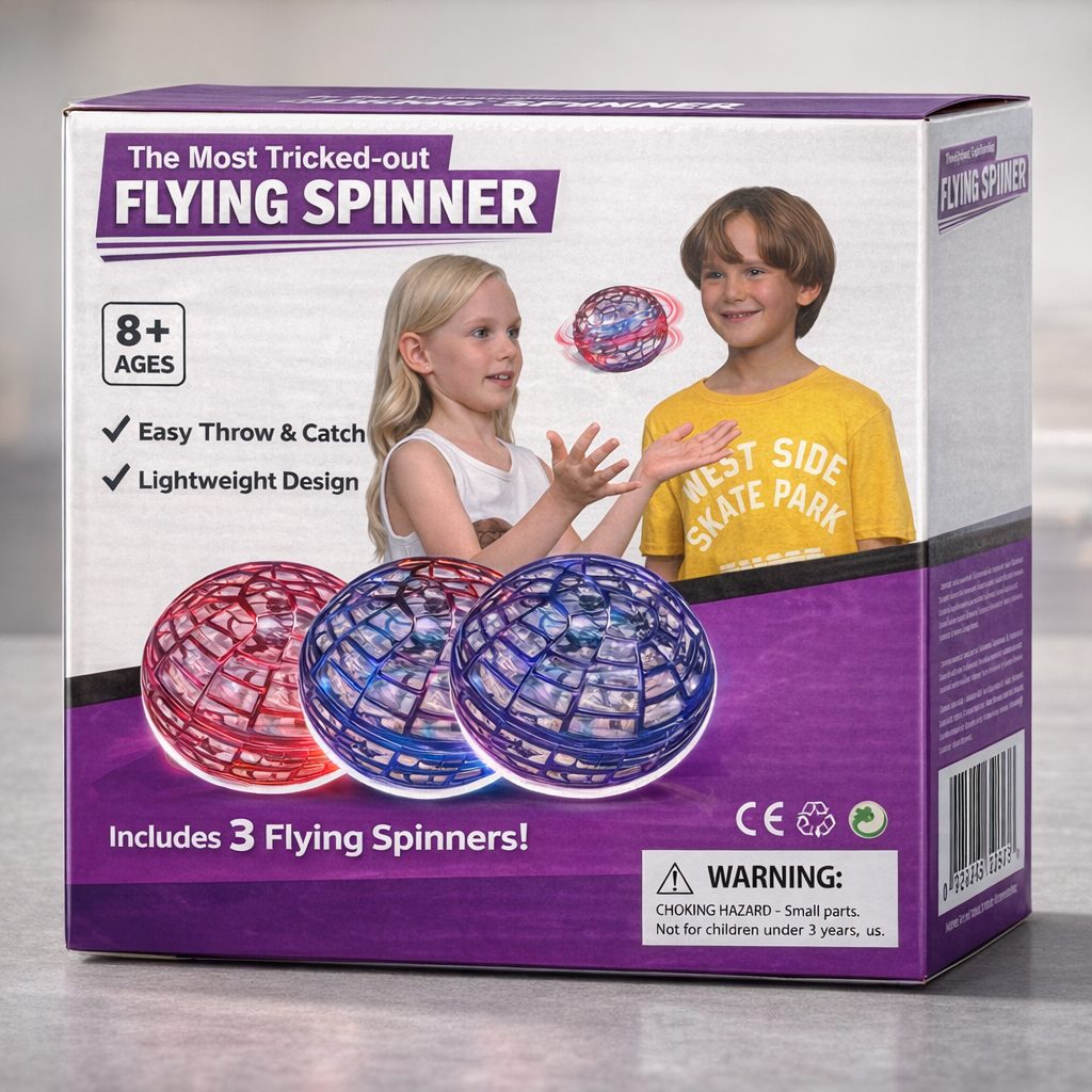 Flying Spinner Toy Set