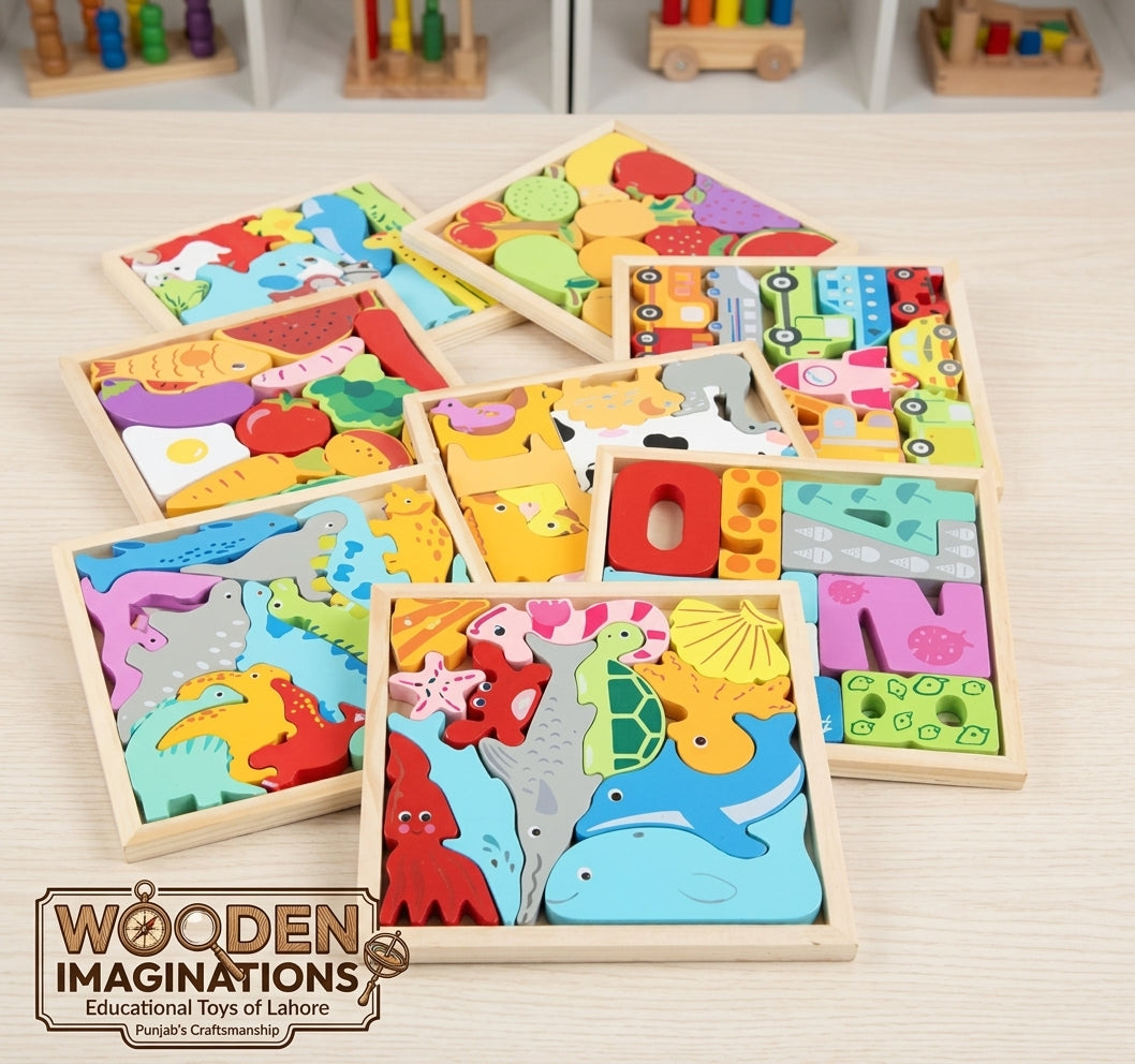 Colorful Creative 3D Puzzles for Kids