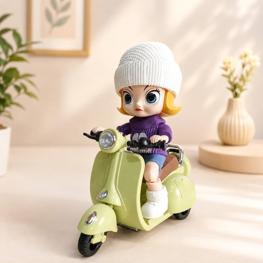 Motor Car Tide Flow Doll with Lighting & Music