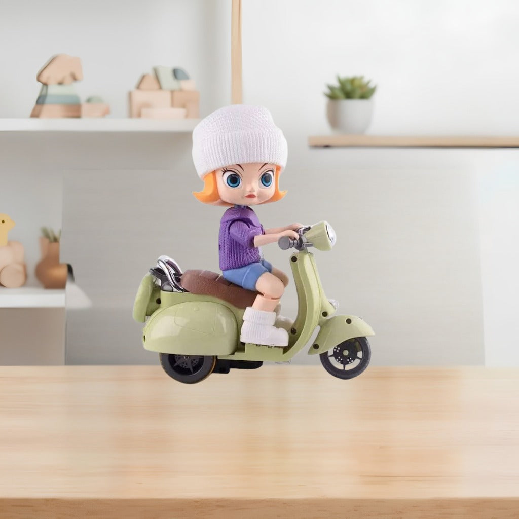 Motor Car Tide Flow Doll with Lighting & Music