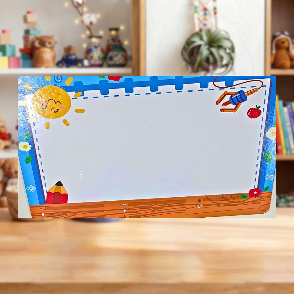 2-in-1 Magnetic Fishing & Whiteboard ABC  Puzzle Set