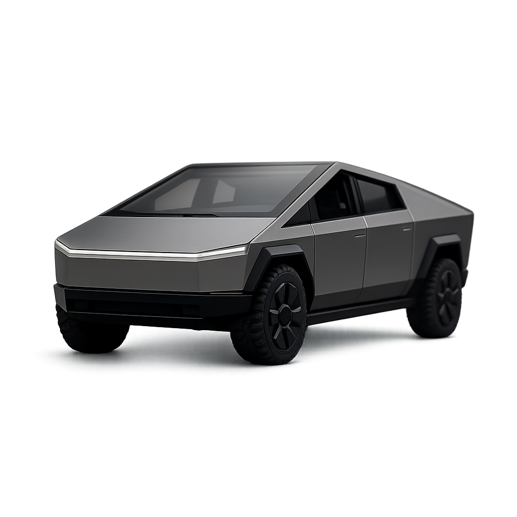 Tesla Cyber Truck model With Light Music