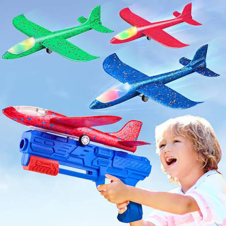 Ultimate LED Airplane Launcher Toy Set