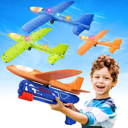 Ultimate LED Airplane Launcher Toy Set