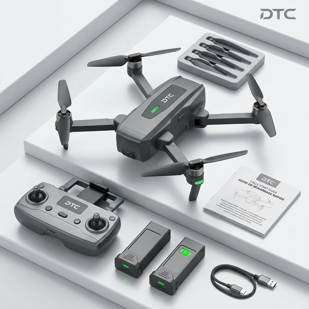 DTC Foldable Camera Drone Model