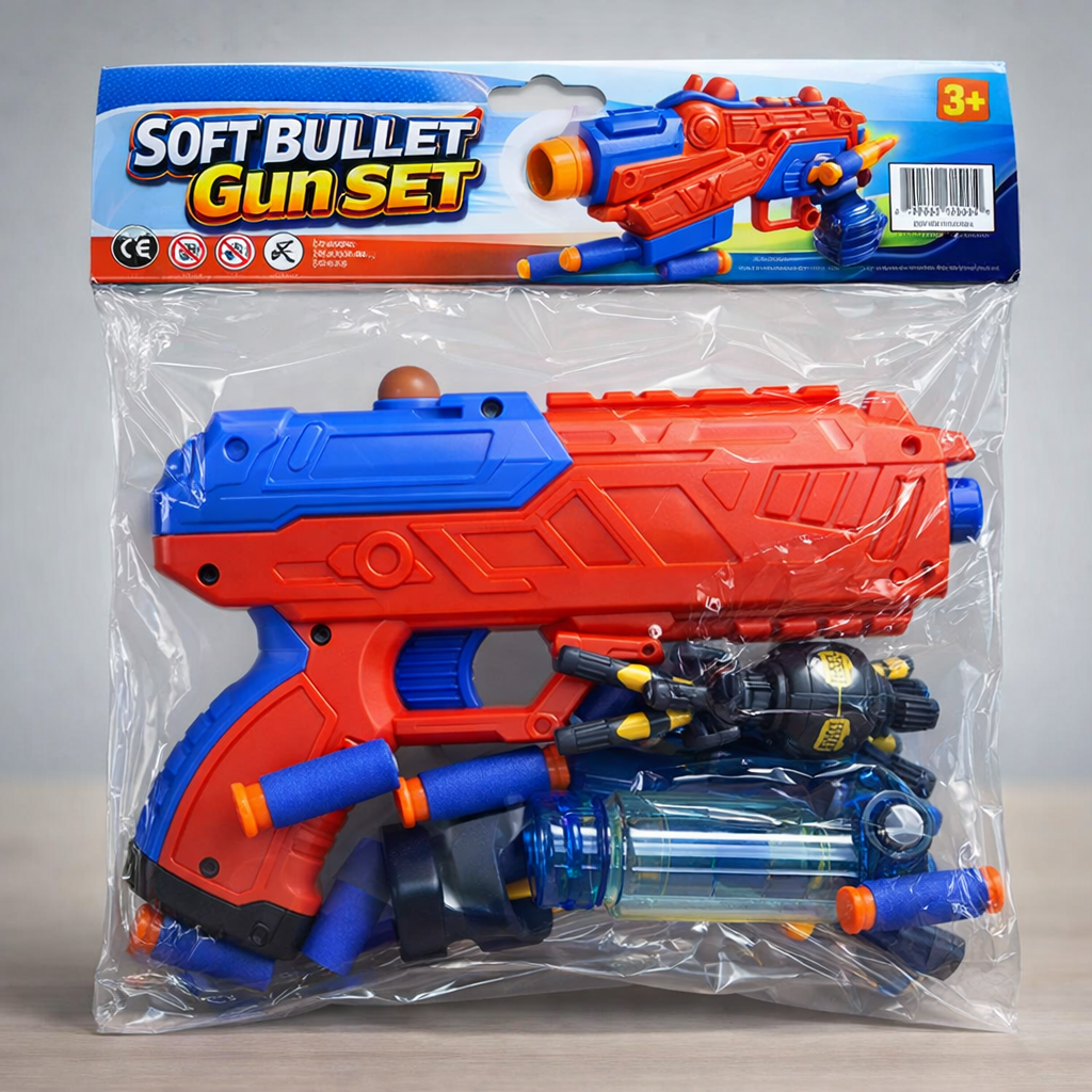 Soft Bullet Toy Gun Set